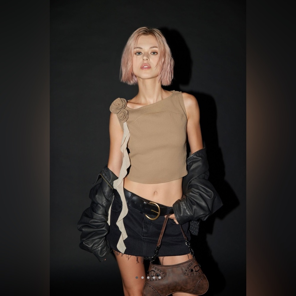 NWT ZEMETA SANDY ROSE DROP TOP